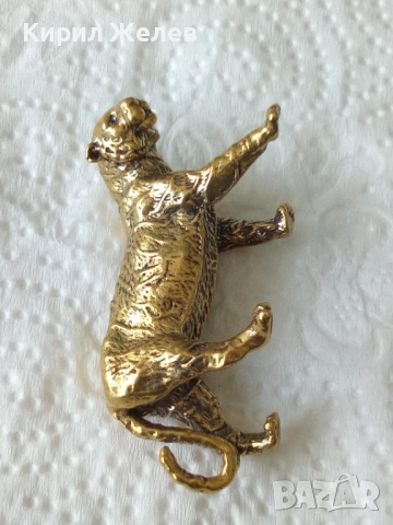 Бронзова фигурка на тигър 54400, снимка 3 - Колекции - 54170917