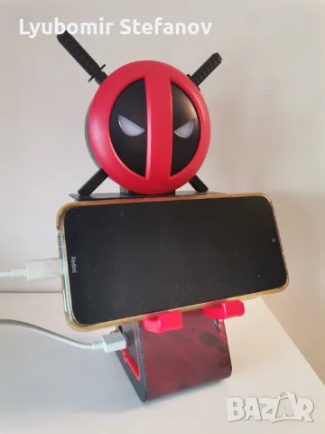 Cable Guys LED IKONS: Marvel Deadpool - Charging Phone & Controller Holder - Officially Licensed, снимка 5 - Аксесоари - 47303781