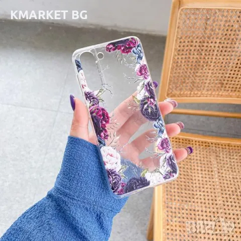 Калъф силикон ART Рози за Xiaomi Redmi 13C / Прозрачен / Баркод : 3130355, снимка 2 - Калъфи, кейсове - 47064162