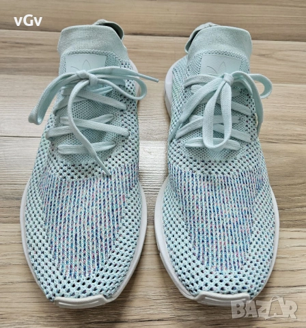 Дамски маратонки Adidas Primeknit Ice Blue - 41/42, снимка 2 - Маратонки - 54165314