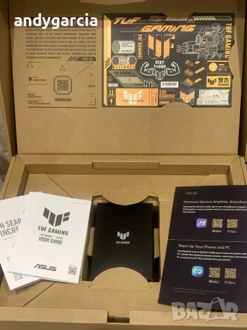 AMD Ryzen 7 7435HS/NVidia RTX 4060 8GB/16GB RAM/512GB SSD/15.6 IPS 144hz/ASUS TUF A15 gaming геймър, снимка 3 - Лаптопи за игри - 53202206