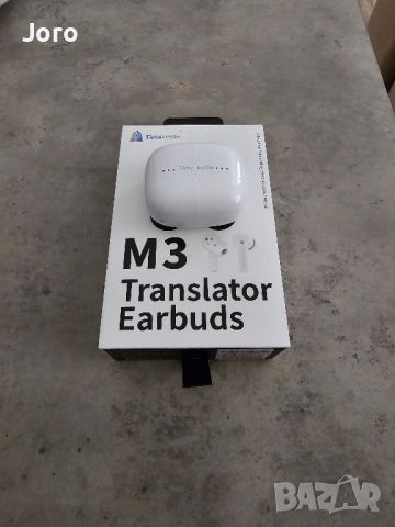 Гласов преводач  Слушалки Timekettle M3 (също за слушане на музика или телефонни разговори), снимка 1 - Bluetooth слушалки - 45916717