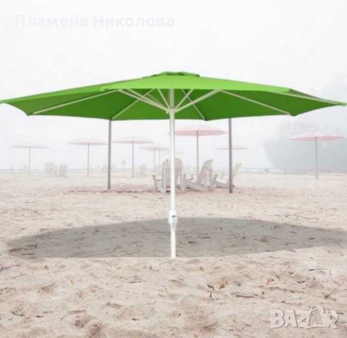 Градински чадър Muhler, D2.7xH2.4m, снимка 1 - Градински мебели, декорация  - 46466161