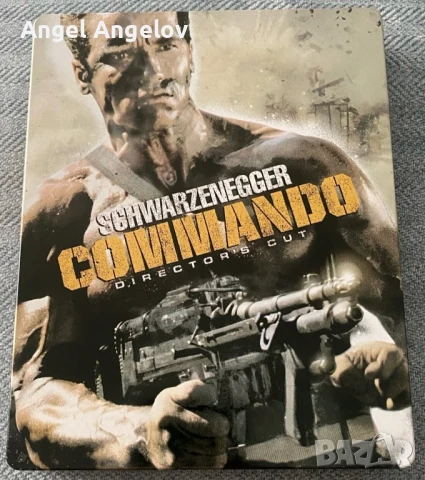 Commando UK Ltd Edition Directors Cut BluRay Steelbook, снимка 1