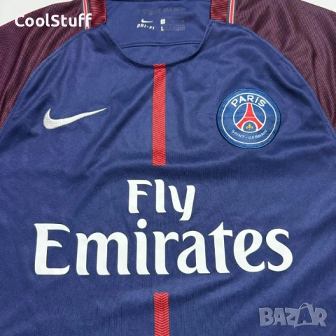 Nike Paris Saint-Germain PSG 2017/18 Футболна Тениска Размер XL, снимка 4 - Футбол - 54127486