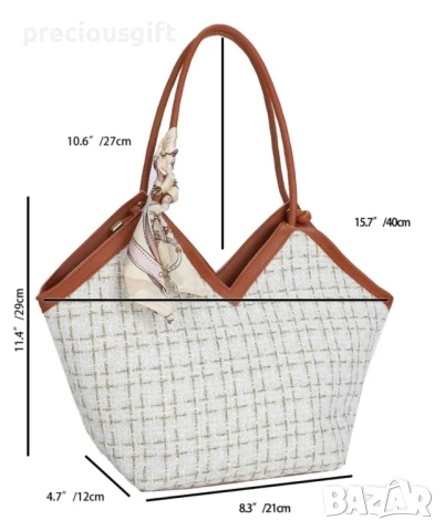 Дамска чанта, снимка 5 - Чанти - 51267582