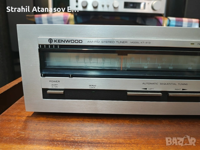 Kenwood KT-413 AM/FM Стерео Тунер , снимка 4 - Радиокасетофони, транзистори - 38644312