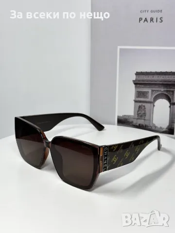 Chanel Слънчеви Очила С UV400 Защита С ПОДАРЪК🎁Калъф Шанел - Различни Цветове Код E117, снимка 10 - Слънчеви и диоптрични очила - 50231602