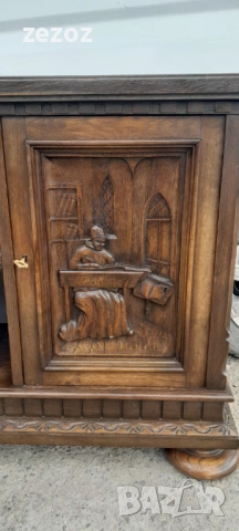 Библиотека масив дърворезба №113, снимка 3 - Секции и витрини - 54104623