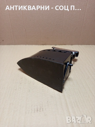 Соц Стара Чугунена Ютия На Жар. Номер 195., снимка 8 - Антикварни и старинни предмети - 53037140