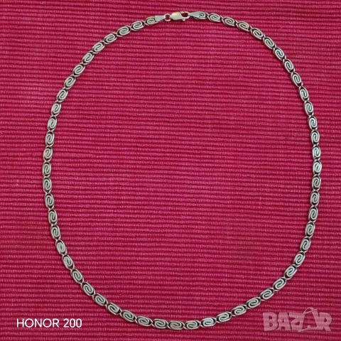 Сребърен ланец, синджир Италия. , снимка 2 - Колиета, медальони, синджири - 53667616