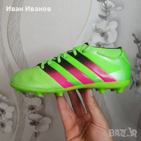 бутонки  ADIDAS ACE 16.3 PRIMEMESH FG  номер 35,5-36, снимка 12 - Футбол - 41146432