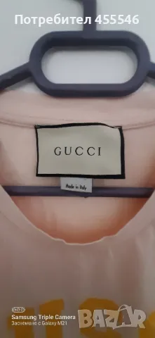 тениска gucci размер small дамска с тигър принт, снимка 2 - Тениски - 50385306
