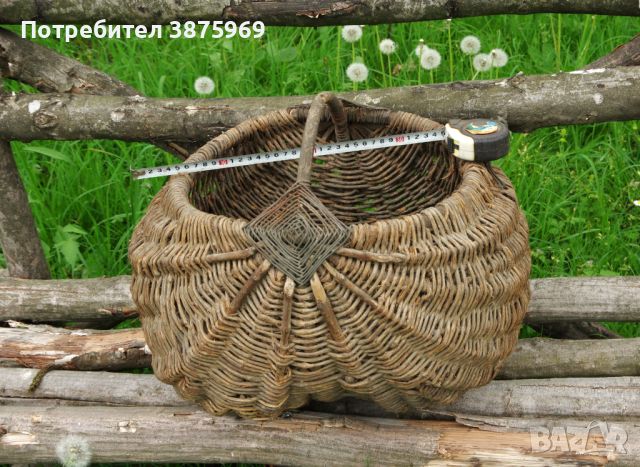 стари плетени кошници, снимка 3 - Антикварни и старинни предмети - 45809190