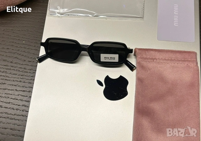 висококачествени очила с черен обикновен калъф и ув защита miu miu , снимка 5 - Слънчеви и диоптрични очила - 53461421