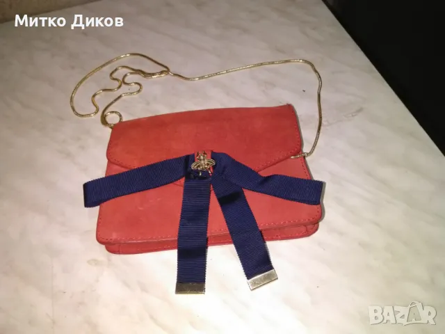 Маркова чанта Манго естествена кожа нова 200х155мм