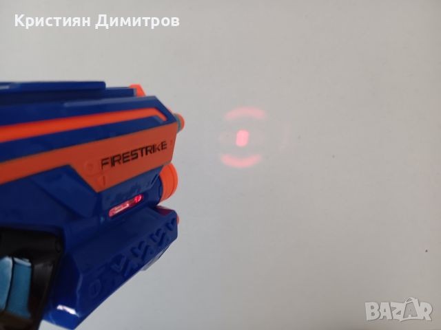 NERF ПИСТОЛЕТ FIRESTRIKE С ЛАЗЕРЕН МЕРНИК , снимка 2 - Други - 46239684