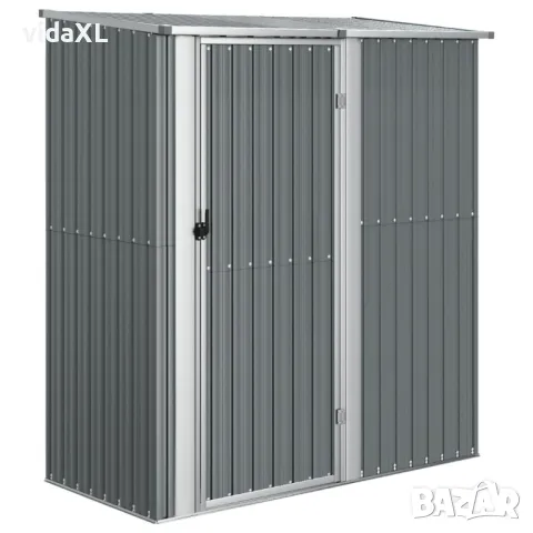 vidaXL Градинска барака сива 180,5x97x209,5 см поцинкована стомана（SKU:150904, снимка 1 - Други - 47693256