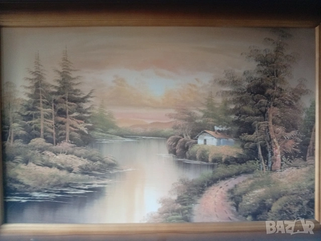 Пейзаж в рамка, снимка 3 - Картини - 53743646