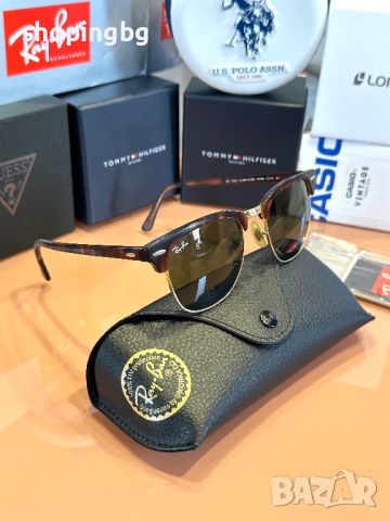 Оригинални слънчеви очила Ray-Ban clubmaster 3016, снимка 2 - Слънчеви и диоптрични очила - 42614927