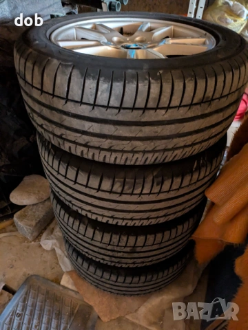 Оригинални алуминиеви джанти с летни гуми за БМВ Х3, E83, снимка 3 - Гуми и джанти - 54196018