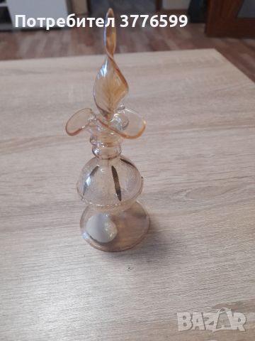 Старо стъклено шише за парфюм, снимка 3 - Дамски парфюми - 46477020