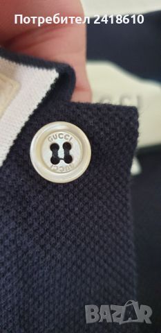 GUCCI Pique Cotton Made in Italy Mens Size S ОРИГИНАЛ! Мъжка Тениска!, снимка 11 - Тениски - 45893319