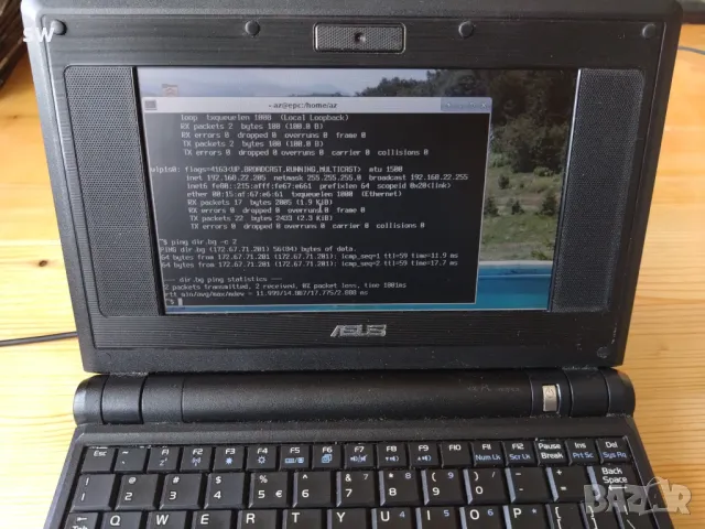 лаптоп/нетбук Asus eeePC 701 /4gb , 2gb ram + 16gb sd-карта, снимка 4 - Лаптопи за дома - 49842758