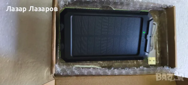 Продавам соларно зарядно за телефон, таблет 8000 mah