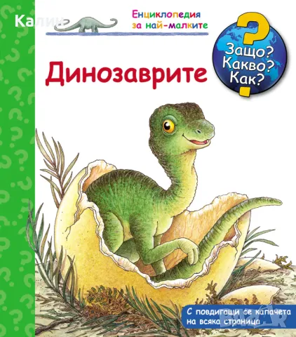 Защо?Какво?Как?Динозаврите (Енциклопедия за най-малките-Фют), снимка 1 - Детски книжки - 47031788