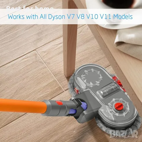 Dyson електрическа глава- моп+ 12 моп подложки, снимка 8 - Прахосмукачки - 49270329