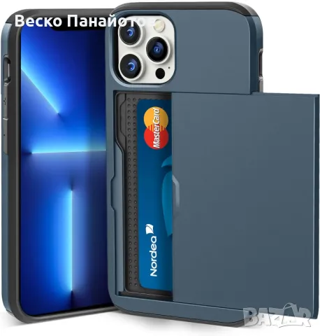 iPhone 13 Pro Max калъф с държач за карта