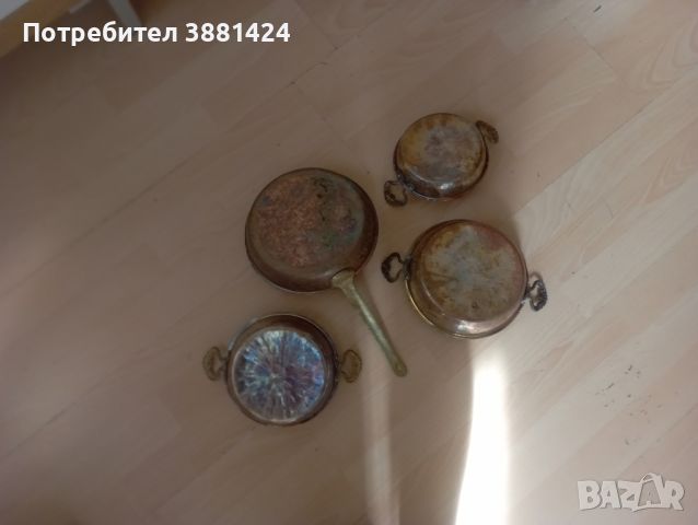  бакърени тави, снимка 1 - Антикварни и старинни предмети - 45519910
