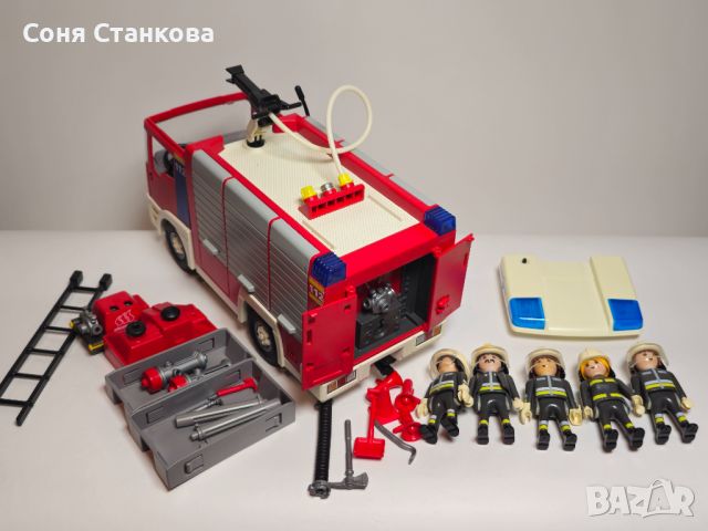 Playmobil - Пожарна кола, снимка 4 - Образователни игри - 46055834