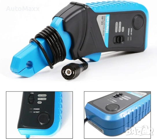 Hantek AC/DC токови клещи CC 65 до 20 kHz 20mA до 65A DC , снимка 7 - Клещи - 53910392