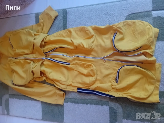 Комплект пола и якенце с ципове от плътно памучно трико , снимка 2 - Комплекти - 53848396