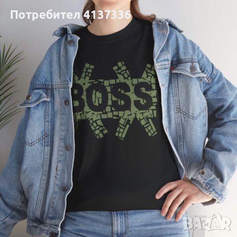 HUGO BOSS дизайнерска тениска унисекс, снимка 1 - Тениски - 46366837