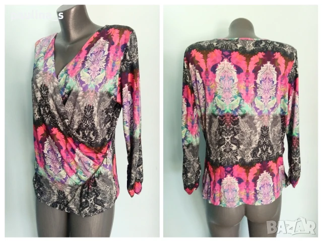 Два различни броя / Блуза с дълъг ръкав тип туника "dreamSTAR" и Черна от България  , снимка 2 - Блузи с дълъг ръкав и пуловери - 36462428