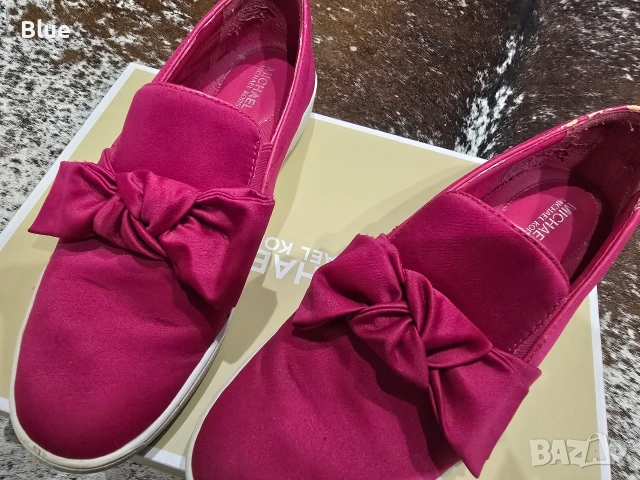 MICHAEL KORS обувки от сатениран памук, снимка 3 - Дамски ежедневни обувки - 53966067