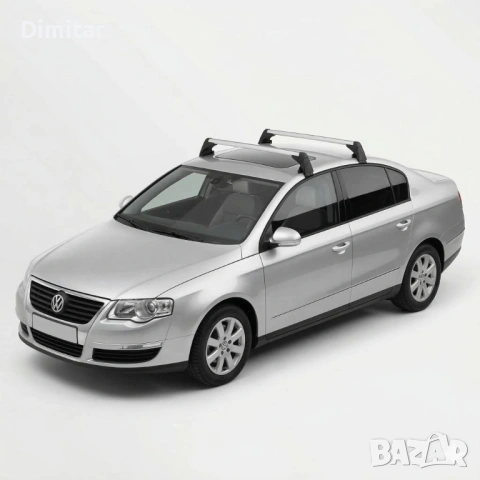 VW Passat B6 и B7 Багажник за покрив (напречни греди, релси, рейлинг)