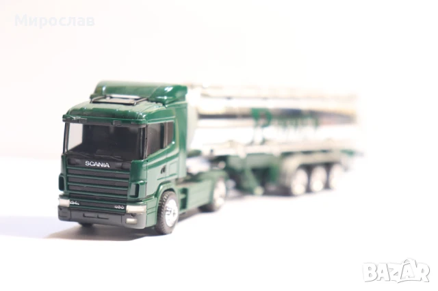 HERPA H0 1/87 SCANIA ЦИСТЕРНА KАМИОН МОДЕЛ TIR, снимка 2 - Колекции - 51073934