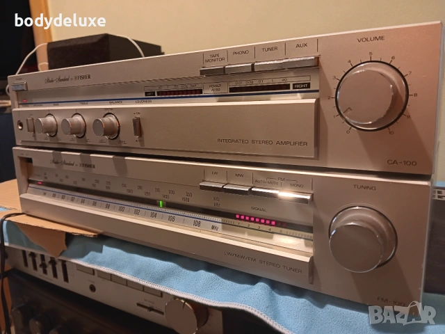 Fisher CA-100 & FM-100 усилвател с тунер, снимка 3 - Ресийвъри, усилватели, смесителни пултове - 54163873