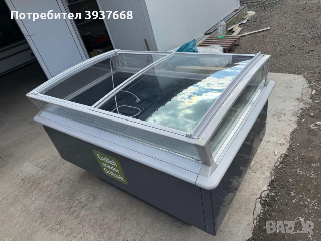 Островна хладилна витрина Carrier с плъзгащи врати на контакт, снимка 6 - Витрини - 53442791