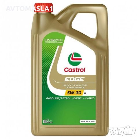 CASTROL EDGE 5W30 LL 5л, снимка 1 - Аксесоари и консумативи - 46805873