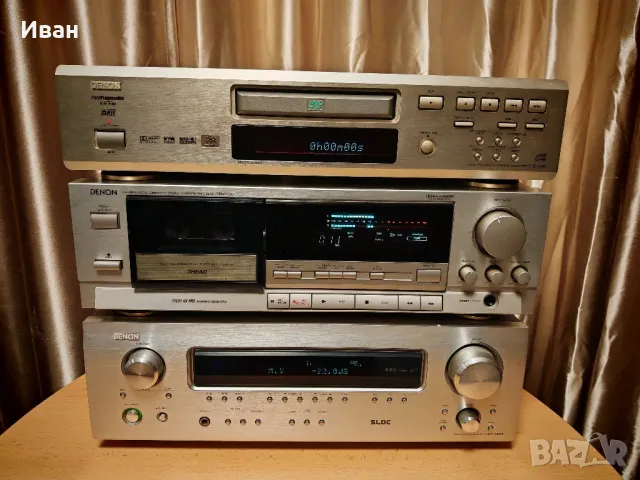 DENON сет: 
DRA-700AE, DRM-700, DVD-2200, снимка 2 - Аудиосистеми - 48339359