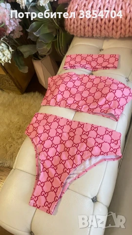 бански бикини XS/S/M* Gucci Black TECHNICAL , снимка 14 - Бански костюми - 51366061