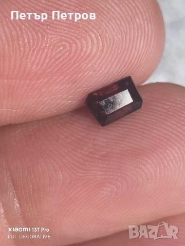Гранат- алмандинов- 0.82 ct, снимка 1