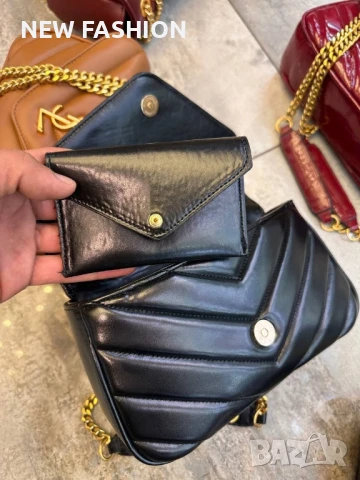 Дамски Кожени Чанти ✨ YVES SAINT LAURENT , снимка 3 - Чанти - 50582135