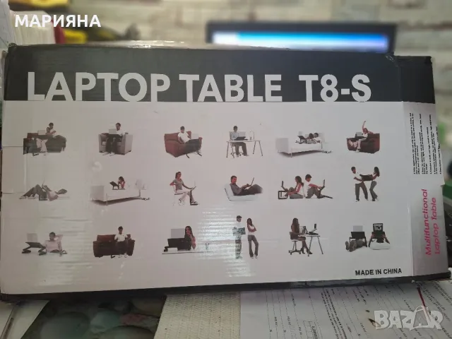 маса/стойка за лап топ с 2 вентилатора, снимка 2 - Лаптоп аксесоари - 50424594