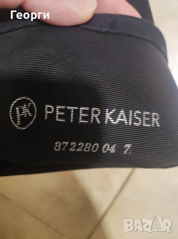 Нови дамски стретч ботуши Peter Kaiser от велур, снимка 6 - Дамски ботуши - 53775666